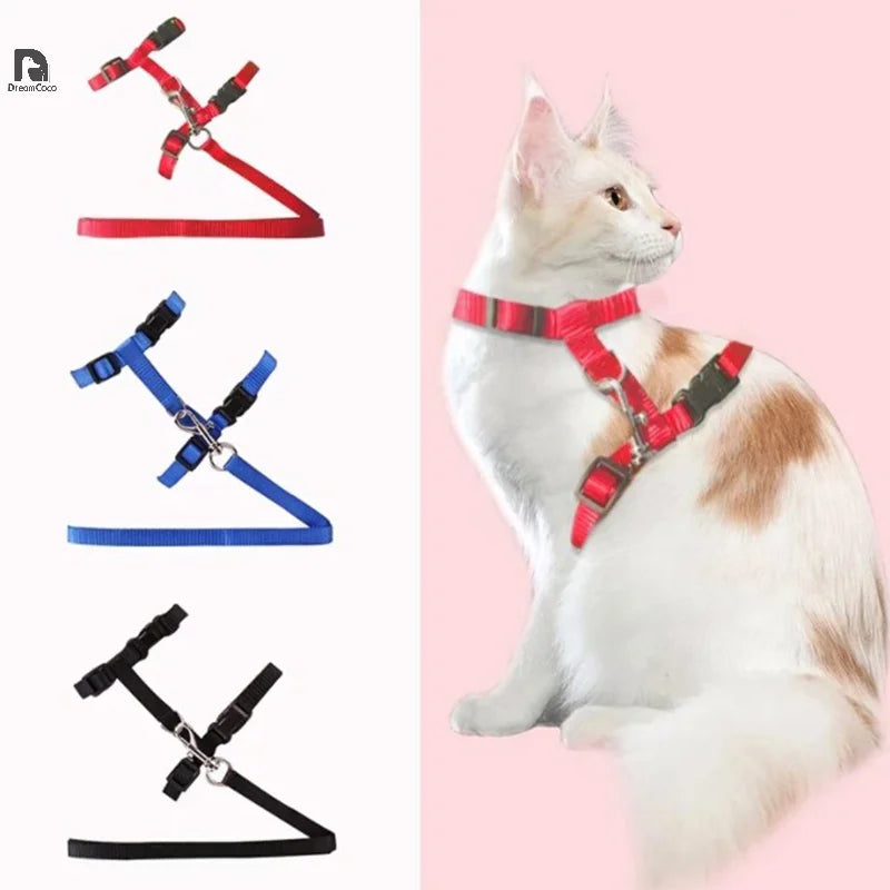 Cat Adjustable Nylon Harness